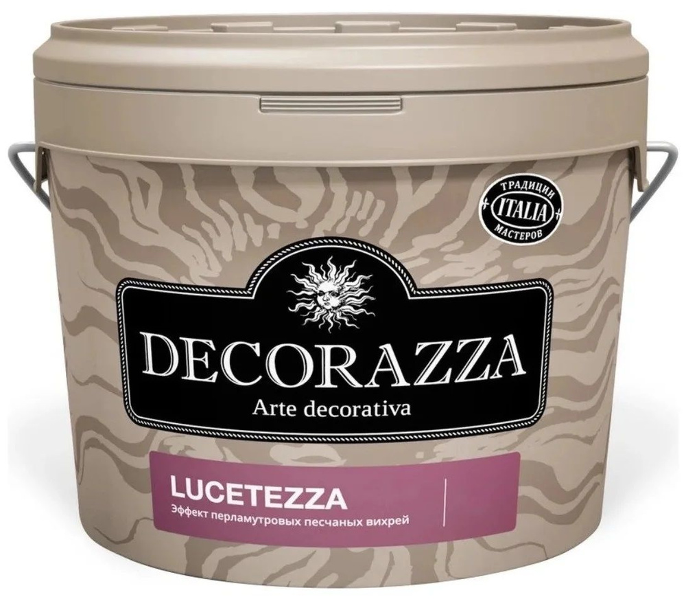 Decorazza Декоративное покрытие Luceteza Argento NOVA LC001, 1кг #1