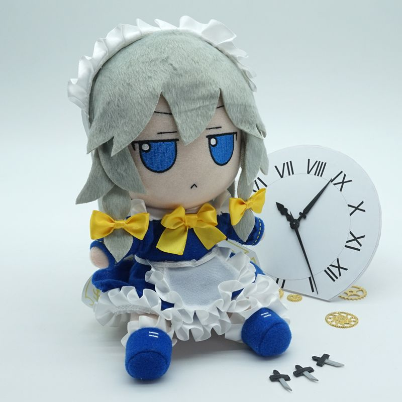 Аниме Мягкие Игрушки TouHou Project Fumo Izayoi Sakuya / Сакуя Изаёи Игрушка Антистресс 20 CM  #1