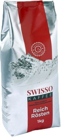 Кофе зерно Swisso Kaffee Reich Rosten 1kg #1