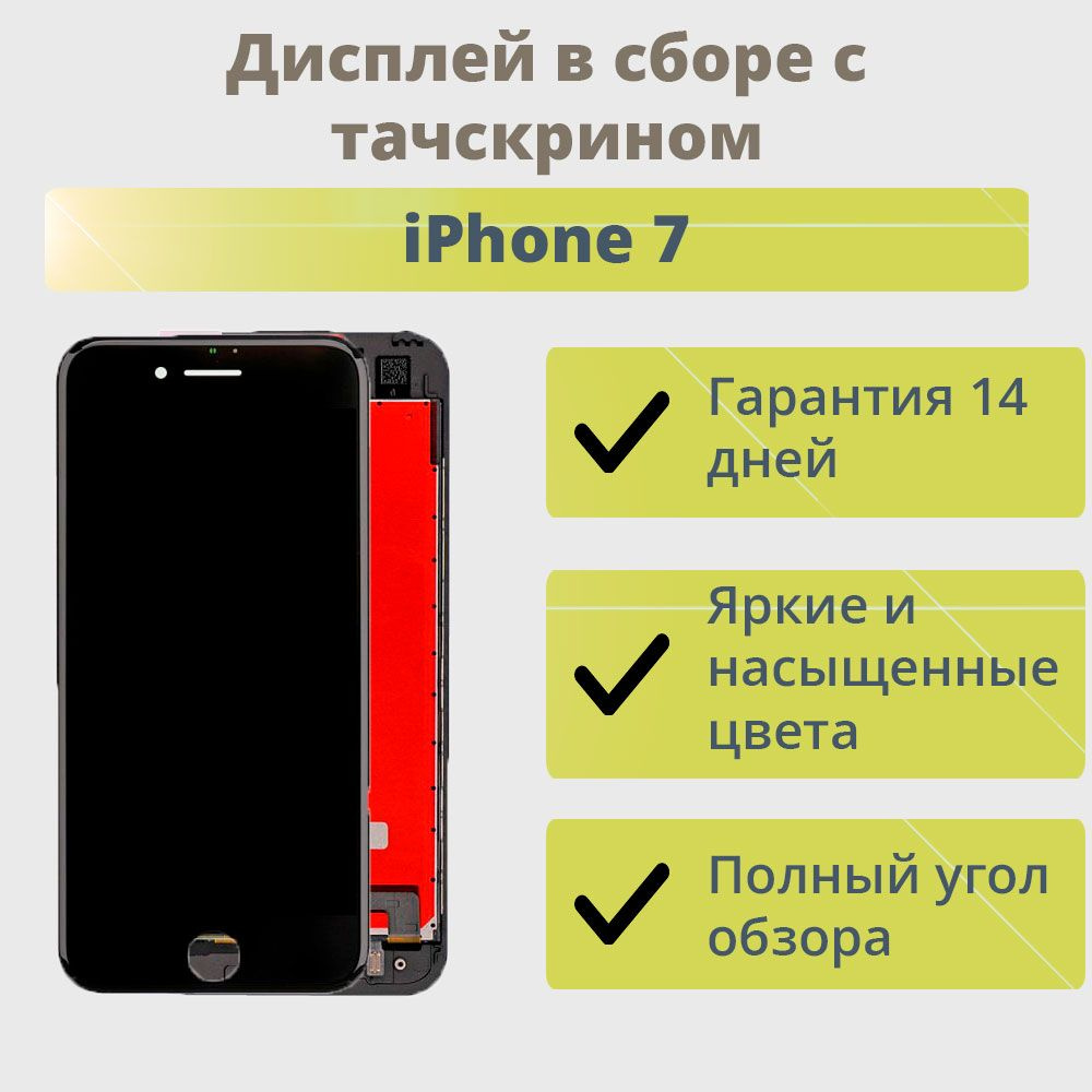 Запчасть для мобильного устройства ТехноОпт Apple iPhone 7 - купить по  выгодным ценам в интернет-магазине OZON (628477791)