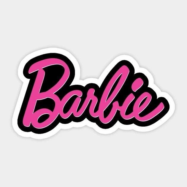 Термонаклейка на одежду Барби Barbie стикерпак