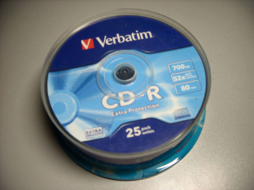 Verbatim Диск для записи CD-R, 25 шт - купить с доставкой по выгодным ...