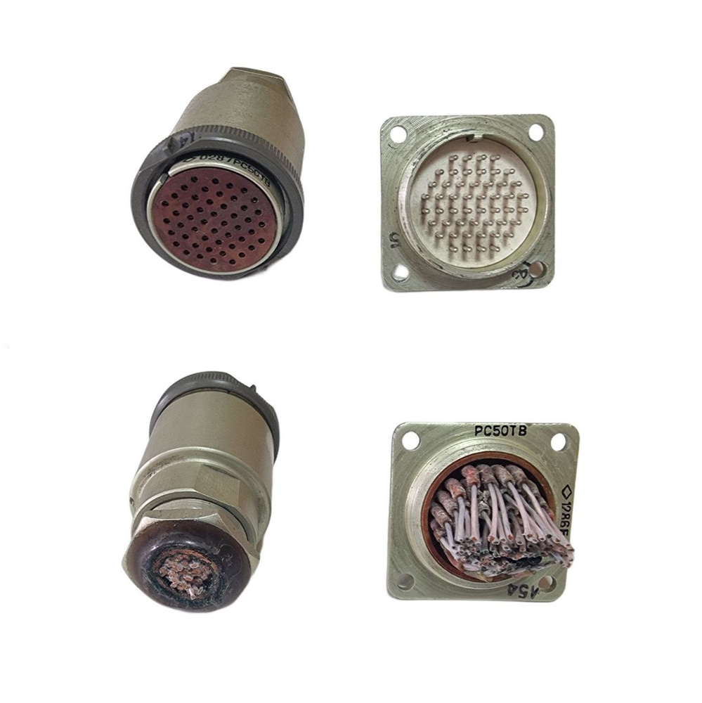 1 шт Разъем на 50 пин РС50ТВ / вилка + розетка / советский / уценка ...