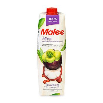 Сок натуральный 100% Мангостин, гранат и красный виноград, Malee, 1 л, Таиланд -2 шт.  #1