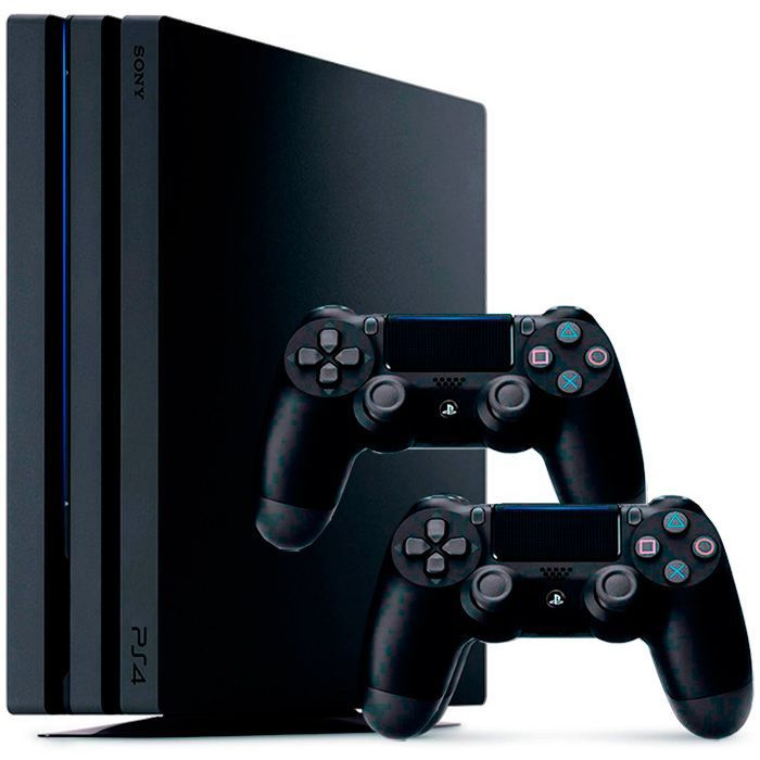 Игровая приставка Sony PlayStation 4 Pro 1TB/ (Б/У) 2 ГЕЙМПАДА