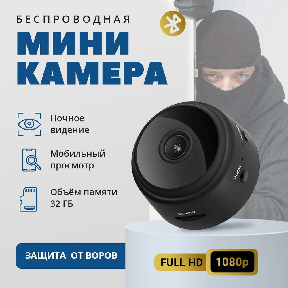 Портативная wi-fi камера с магнитным креплением