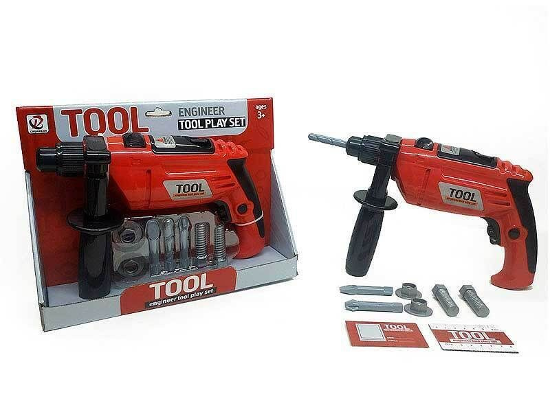 Игрушка Дрель на батарейках с насадками, в дисплее, 6912 - купить с ...