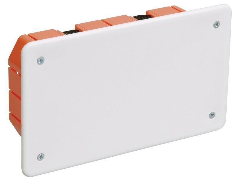 Коробка распаячная СП 172х96х45 КМ41026 для полых стен (с саморезами пластиковые лапки с крышкой) IEK #1