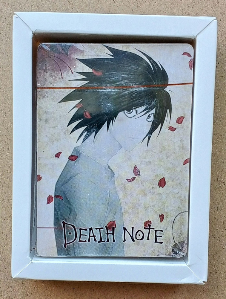 Игральные карты аниме "Тетрадь смерти / Death Note". Стандартная колода 54 листа. Ламинированный картон #1