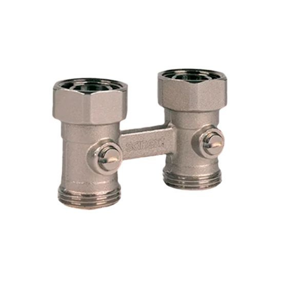 Узел нижнего подключения радиатора Н-образный R3/4 х G3/4 евроконус ...