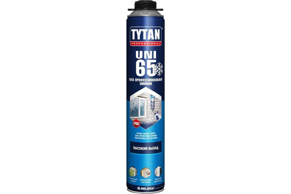Профессиональная монтажная пена Tytan Professional 65 UNI 750 мл Зимняя ...