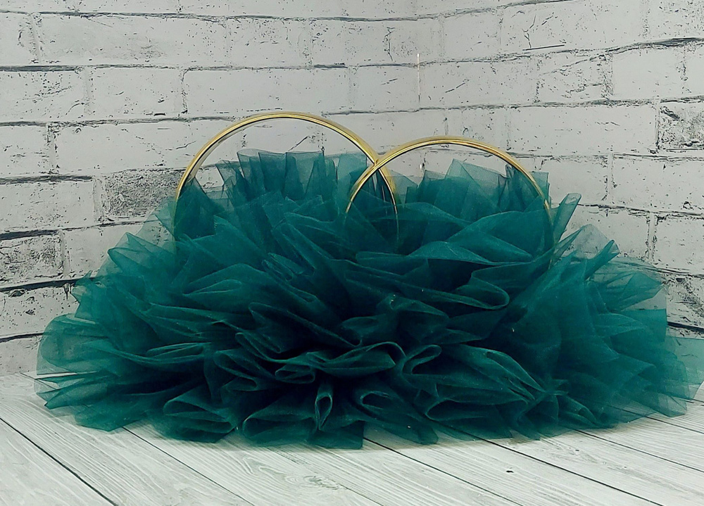 Свадебные кольца на машину жениха и невесты / украшение на свадьбу ...