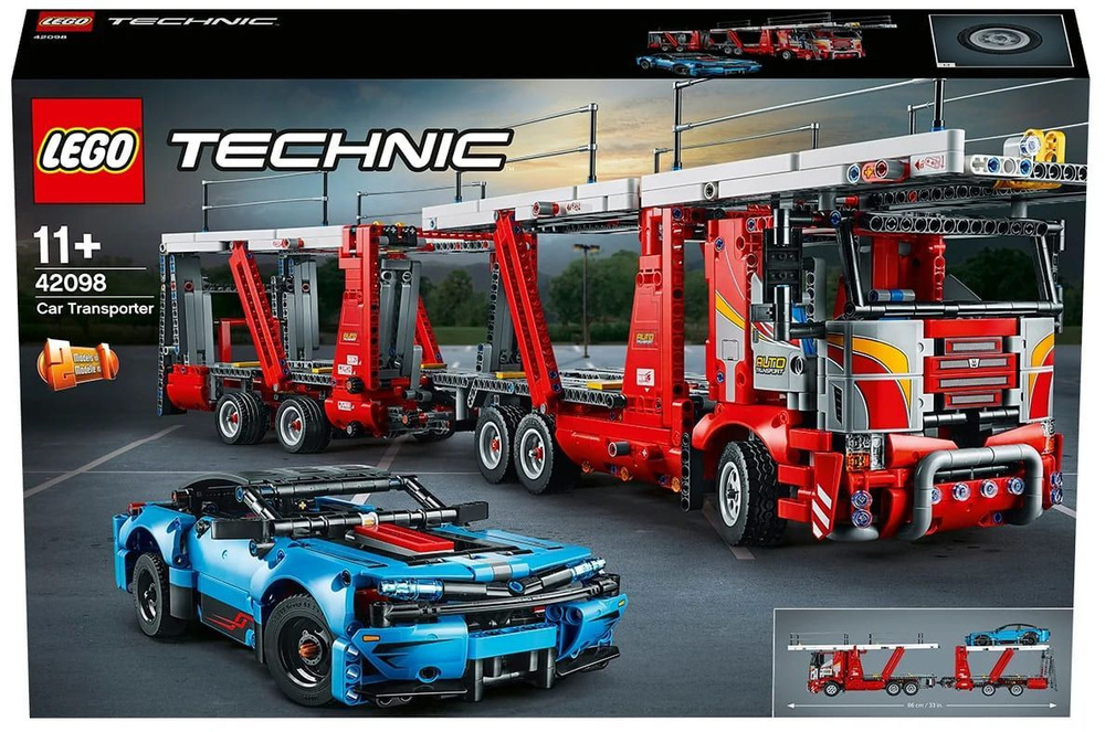 Lego technic car transporter 42098 toy truck and trailer building set sale