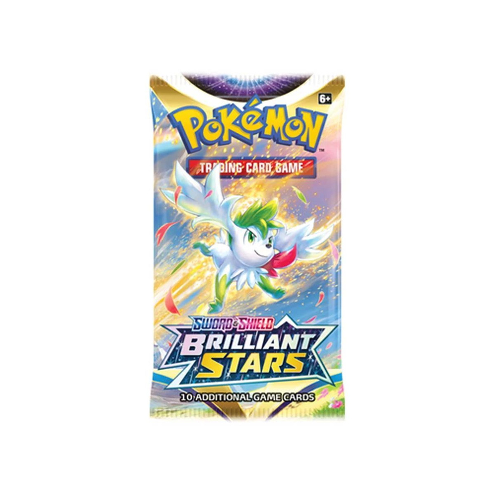 Настольная игра Pokemon TCG - Brilliant Stars Booster на английском языке -  купить с доставкой по выгодным ценам в интернет-магазине OZON (1047825933)