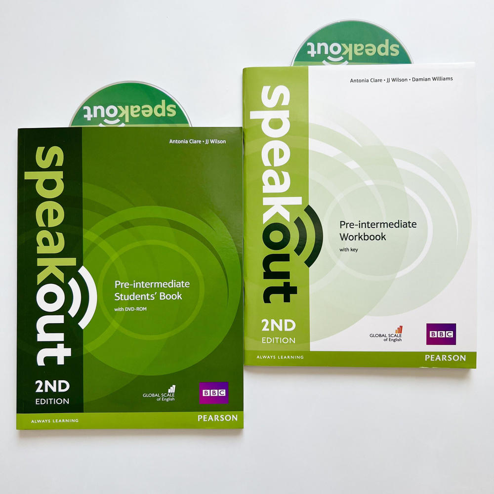 Speakout Pre-Intermediate комплект (2-е издание) Учебник + Рабочая ...