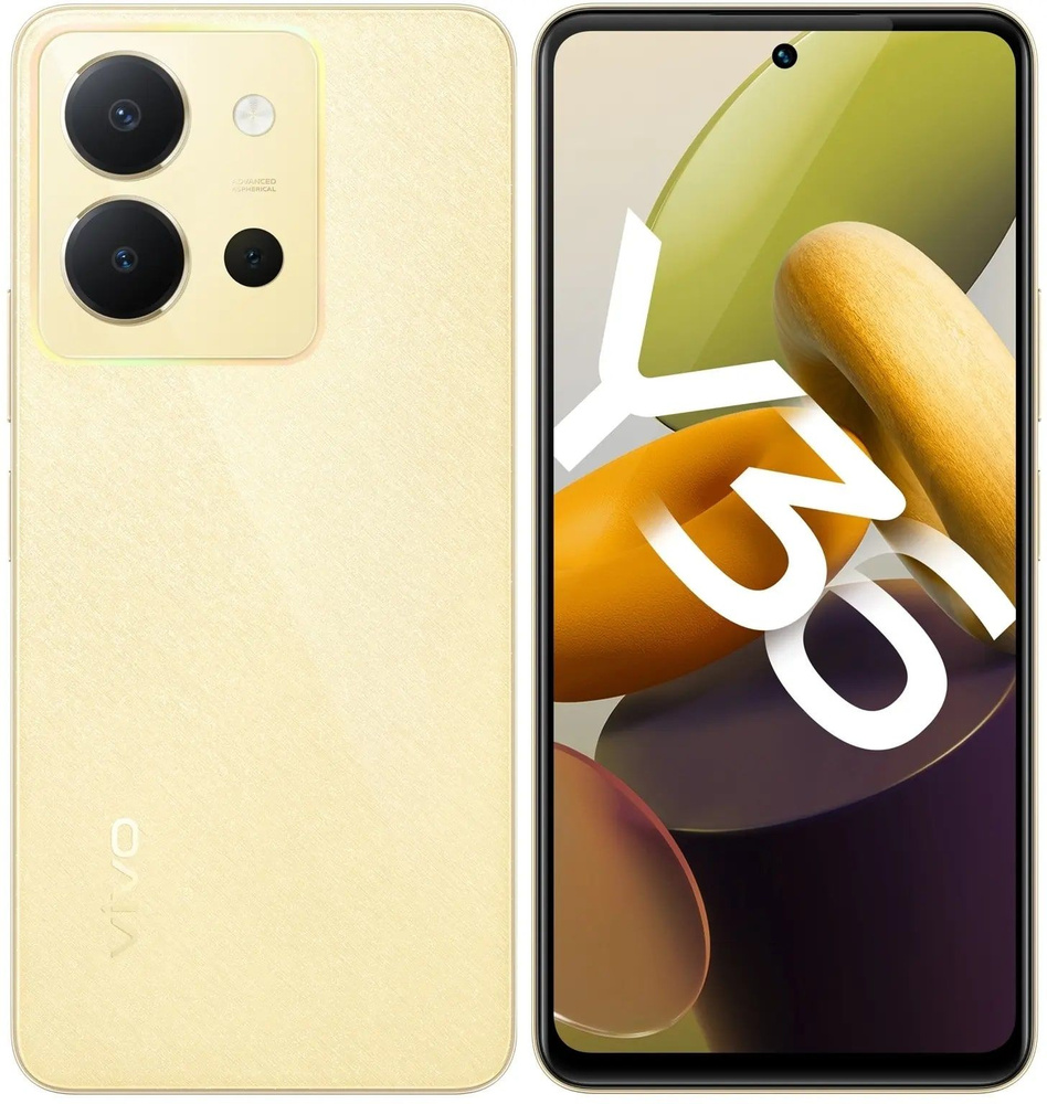 Vivo Смартфон Y36 (V2247) 4/128 ГБ, золотой