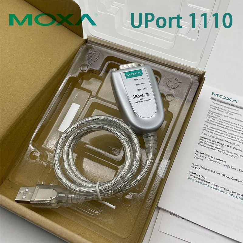MOXA UPort 1110 1-портовый конвертер RS-232 USB-to-serial 01 - купить с ...