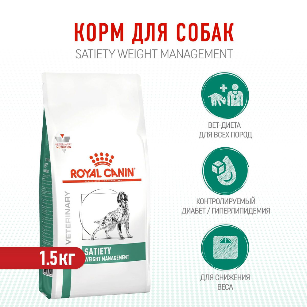 Royal Canin Satiety Weight Management сухой корм для взрослых собак с ...