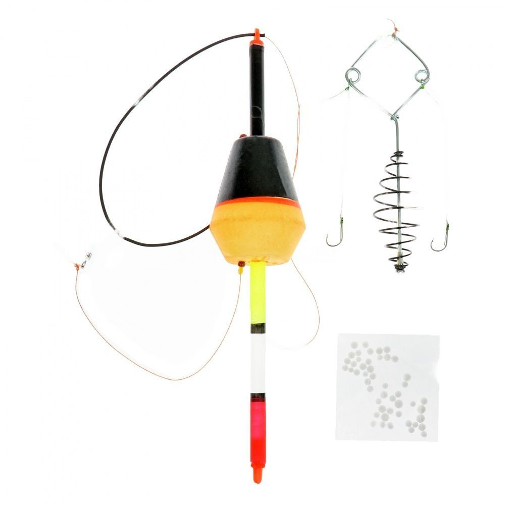 Оснастка поплавочной удочки для ловли трофейного карпа