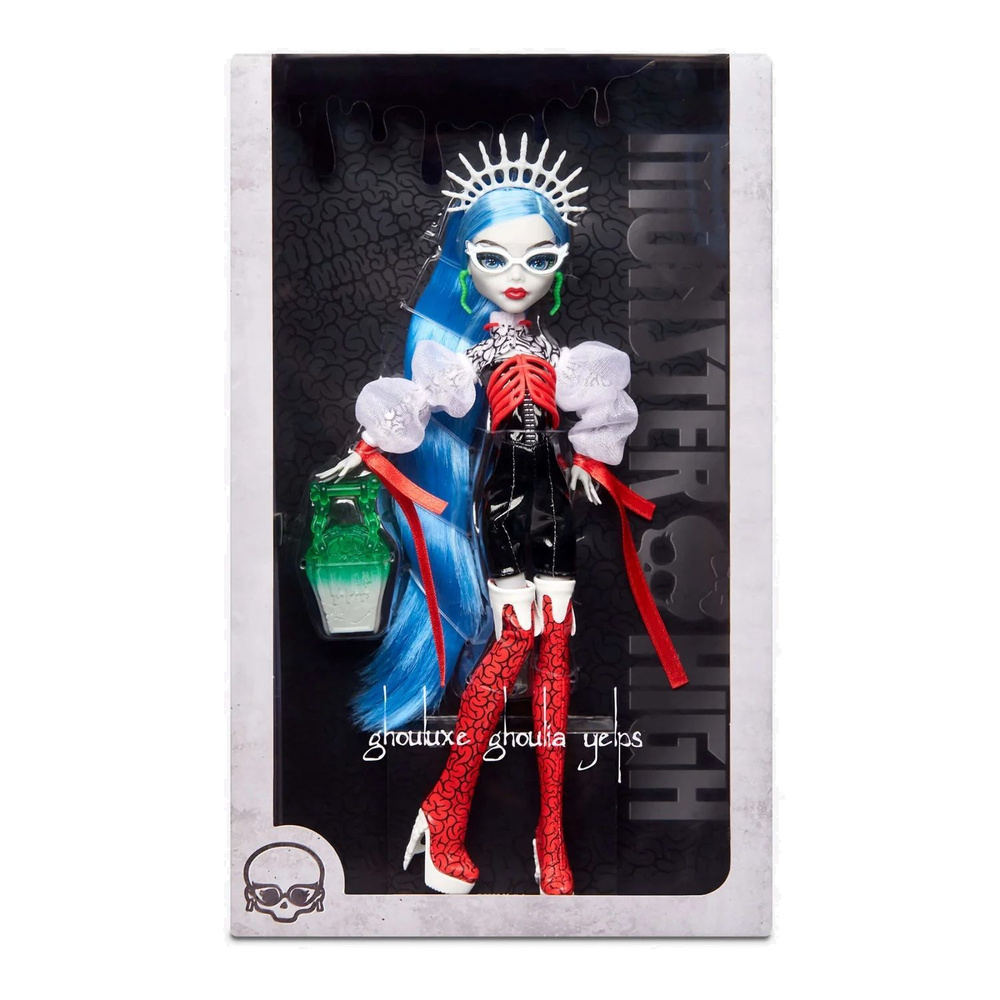 Кукла Ghoulia Yelps Monster High Skullector 2023 Ghouluxe коллекционная ...