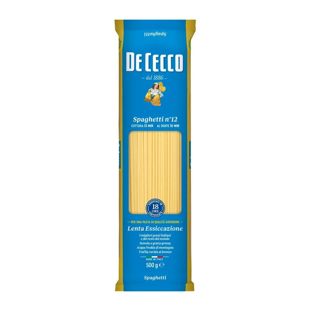 Макароны Спагетти №12 500гр DeCecco #1
