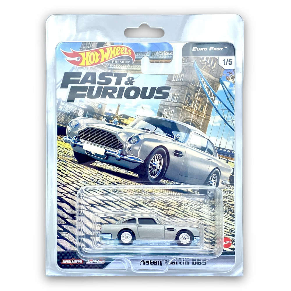 Модельки машин металлические машинка Mattel Hot Wheels Fast and Furious  Aston Martin DB5