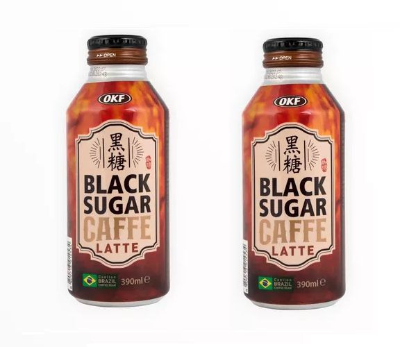 OKF Кофейный напиток Black Sugar Coffee Latte 2 шт по 390мл #1