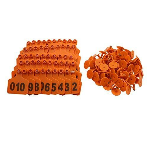 Метка на ухо 001 - 100 Цифровая метка на ухо для идентификации животных ...