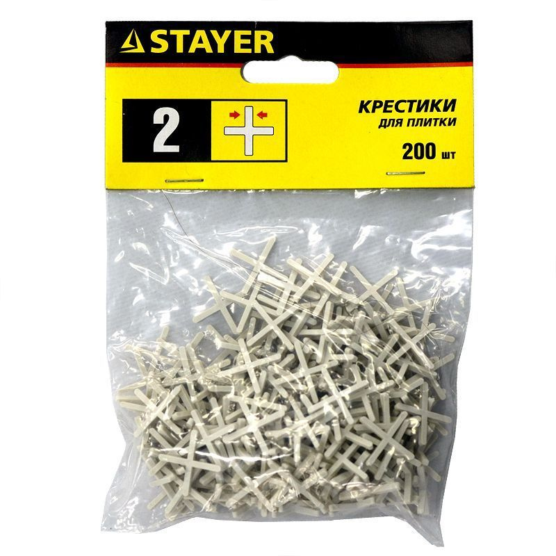 Stayer Крестик для плитки 2 мм, 200 шт. #1