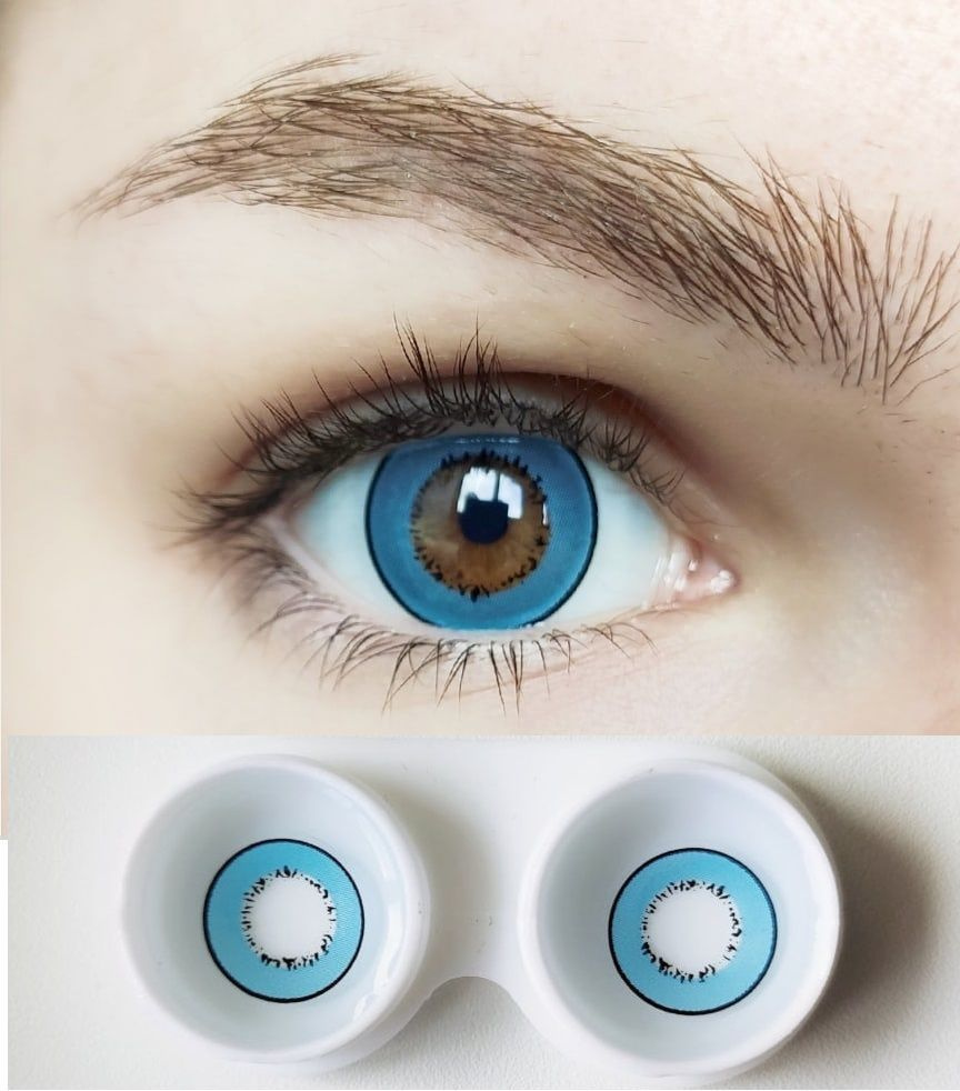 Как выбрать цветные линзы для голубых глаз или серых глаз