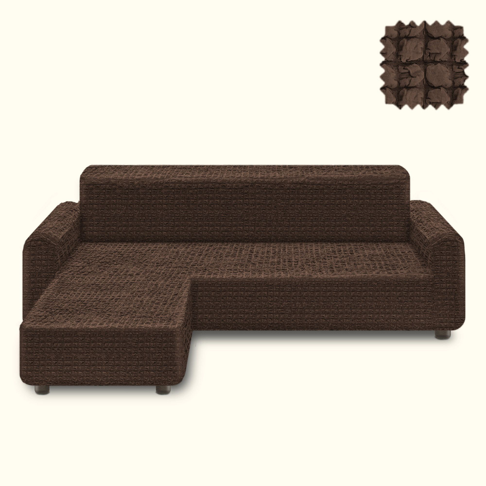 Чехол на мебель для углового дивана Karteks, 285х80см купить по выгоднойцене в интернет-магазине OZON (1113624834)