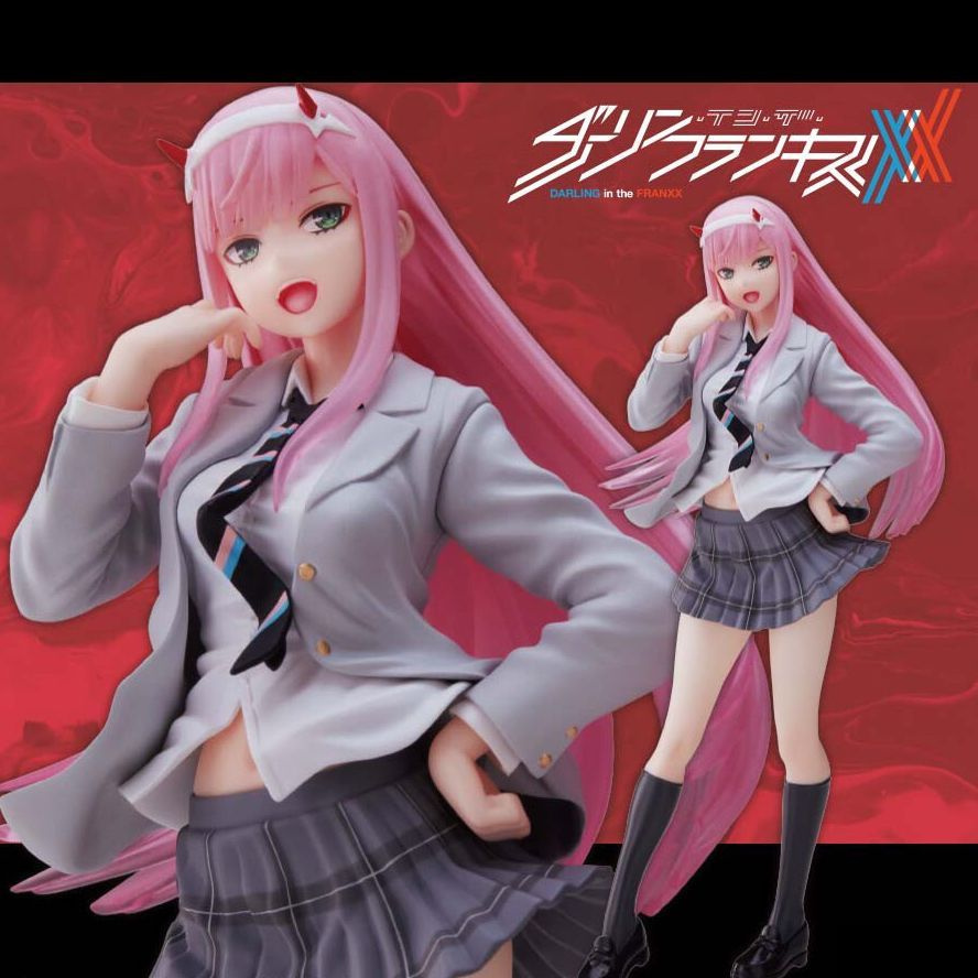 Аниме фигурка Darling in the FranXX Zero Two Seifuku 19см - купить с  доставкой по выгодным ценам в интернет-магазине OZON (1124692084)