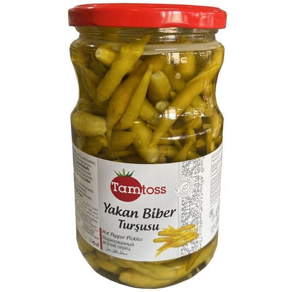Перцы острые маринованные "Якан бибер" 670 гр - купить с доставкой по ...