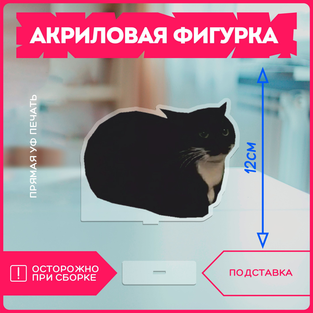 Акриловая фигурка кот максвелл мем Maxwell the cat - купить с доставкой по  выгодным ценам в интернет-магазине OZON (1129126651)