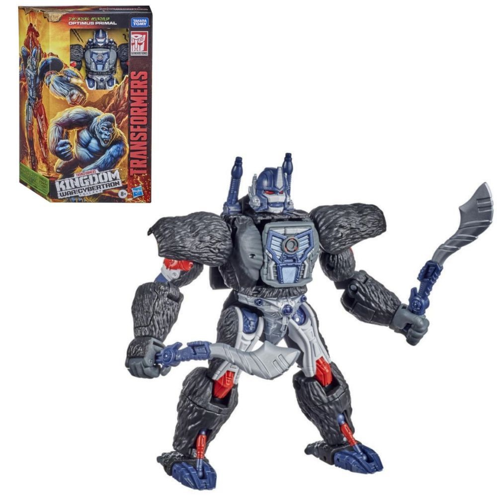 Hasbro Игрушки-трансформеры Generations War for Cybertron: Kingdom Voyager  WFC-K8 Фигурка Оптимуса Прайма - от 8 лет и старше, 7 дюймов