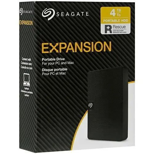 4 ТБ Внешний жесткий диск Seagate STKM4000400 (HDD 4TB), черный ...