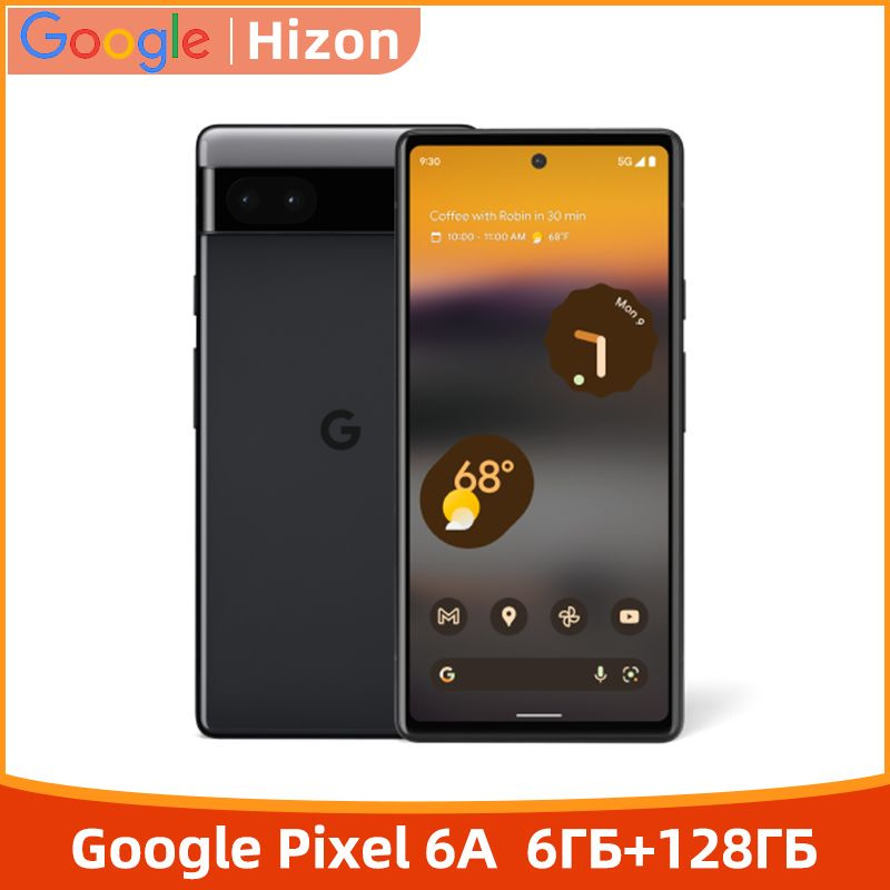 Смартфон Google Pixel 6A 128 ГБ 6 ГБ Черный 6.1 OLED/AMOLED pixel