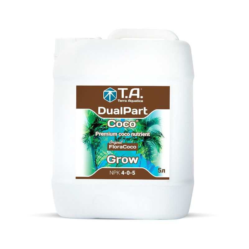 Удобрение минеральное для кокосового субстрата и вегетации Terra Aquatica DualPart Coco Grow 5 л  #1