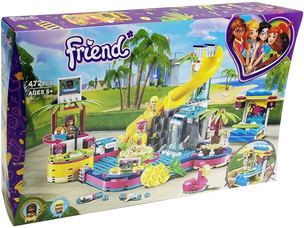 Конструктор набор Friends Френдс Вечеринка Андреа у бассейна - купить с ...