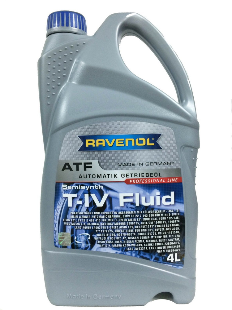 Масло RAVENOL ATF T-IV Fluid (4л) - купить по выгодной цене в интернет ...