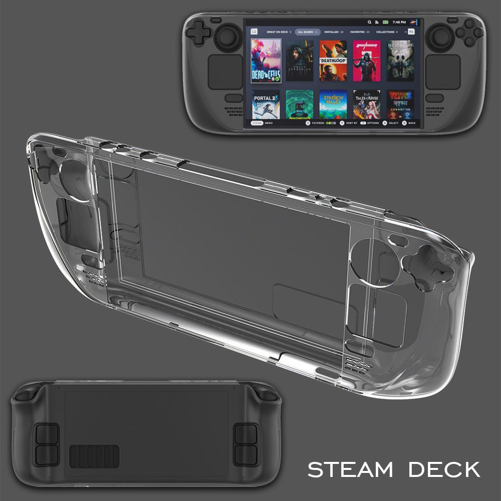Игровая приставка Steam Deck прозрачная защитная крышка консоли для ПК ...