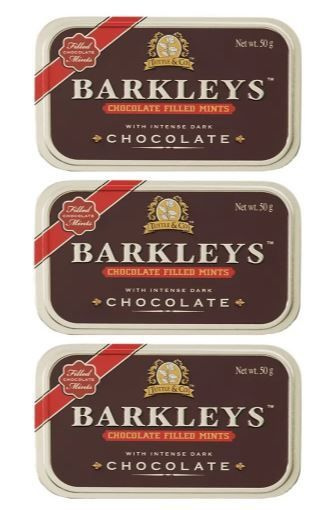 Леденцы Barkleys Chocolate-Mint / Барклис Шоколад-Мята, 3 * 50 гр, Нидерланды  #1