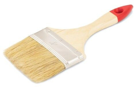 Кисть плоская 100мм светлая натуральная щетина купить по выгодной цене ...