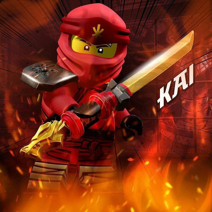 Раскраска Кай | Раскраски ЛЕГО Ниндзяго. Раскраски для мальчика LEGO Ninjago