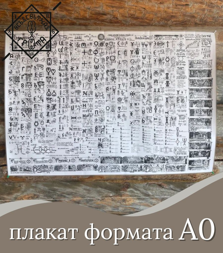 Плакат ВсеЯСветная Грамота купить по выгодной цене в интернет-магазине OZON  (1182463329)