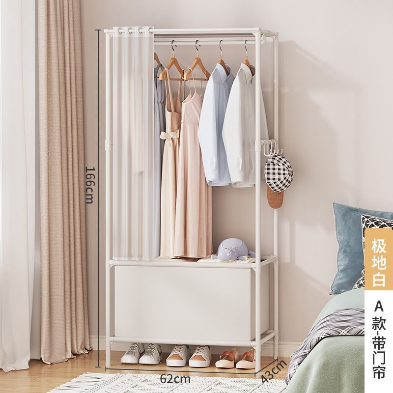 Складной каркасный тканевый шкаф X0001 STORAGE WARDROBE 175*130*45 см темно-коричневый