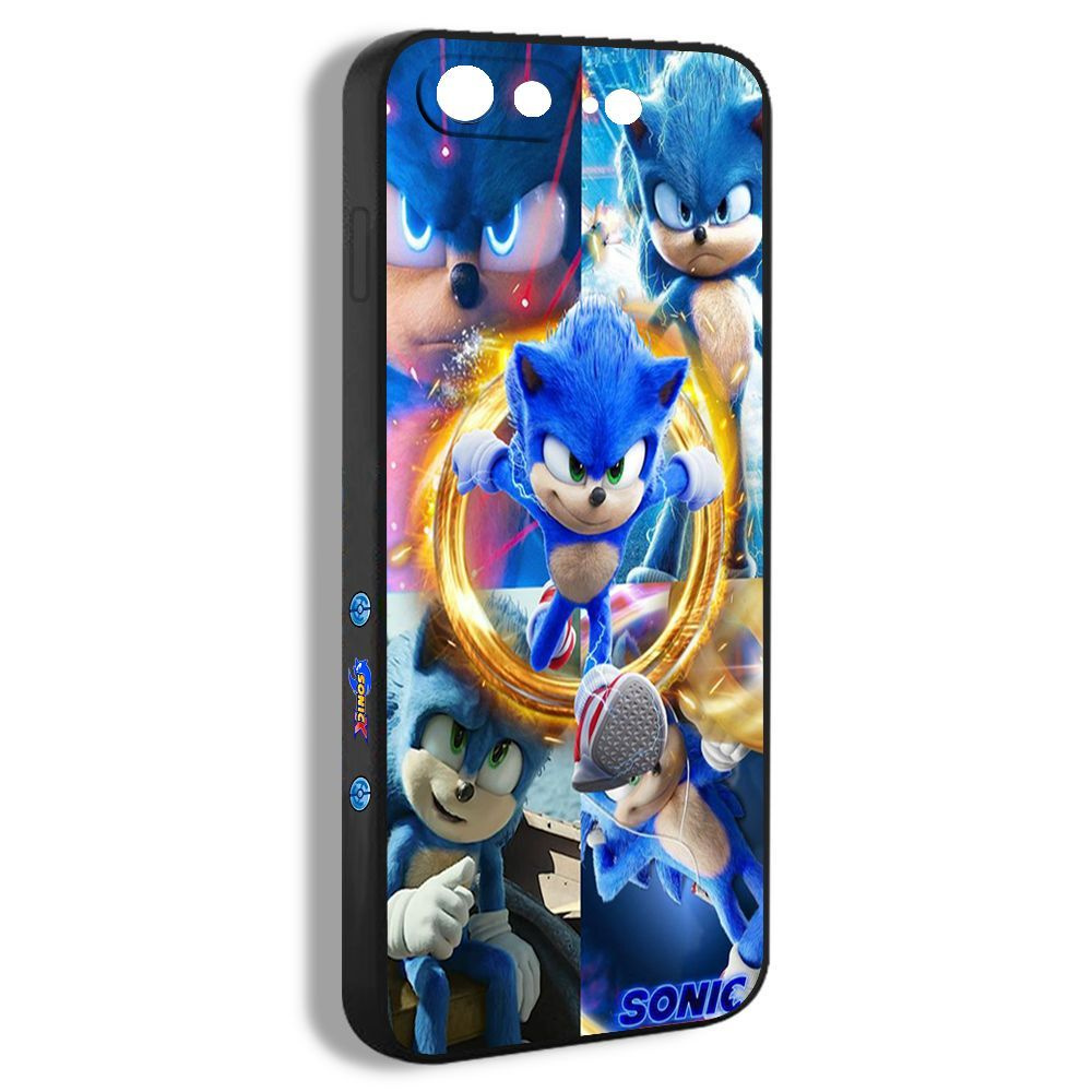 Чехол для смартфона Подходит для iPhone 7 Plus the Hedgehog Sonic Синий  Ежик Соник Кино - купить с доставкой по выгодным ценам в интернет-магазине  OZON (1196170668)