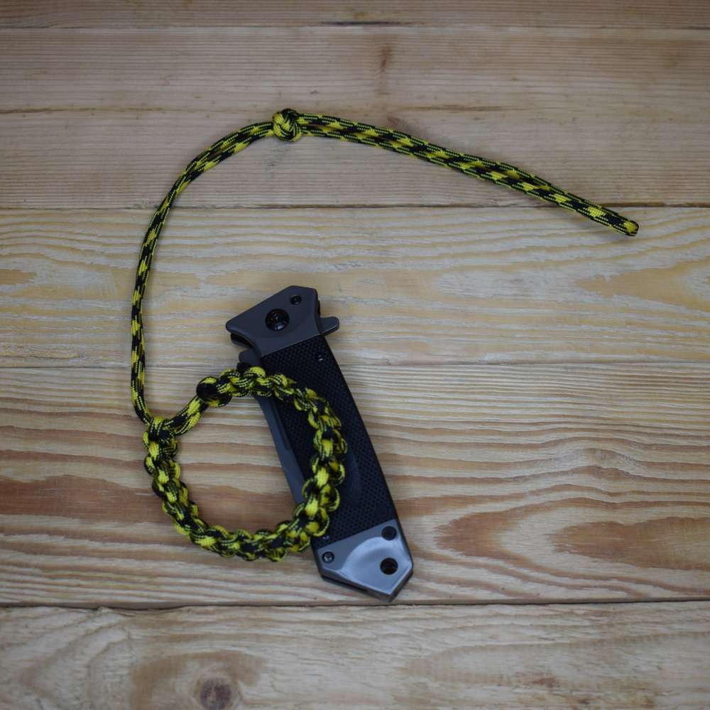 Темляк тактический для топора, мачете, подвес из паракорда, черно ...