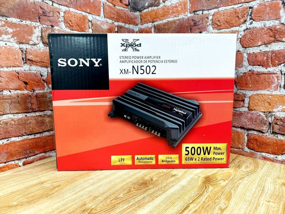 Усилитель мощности Sony XM-N502 2-х канальный на 500Вт /автомобильный  #1