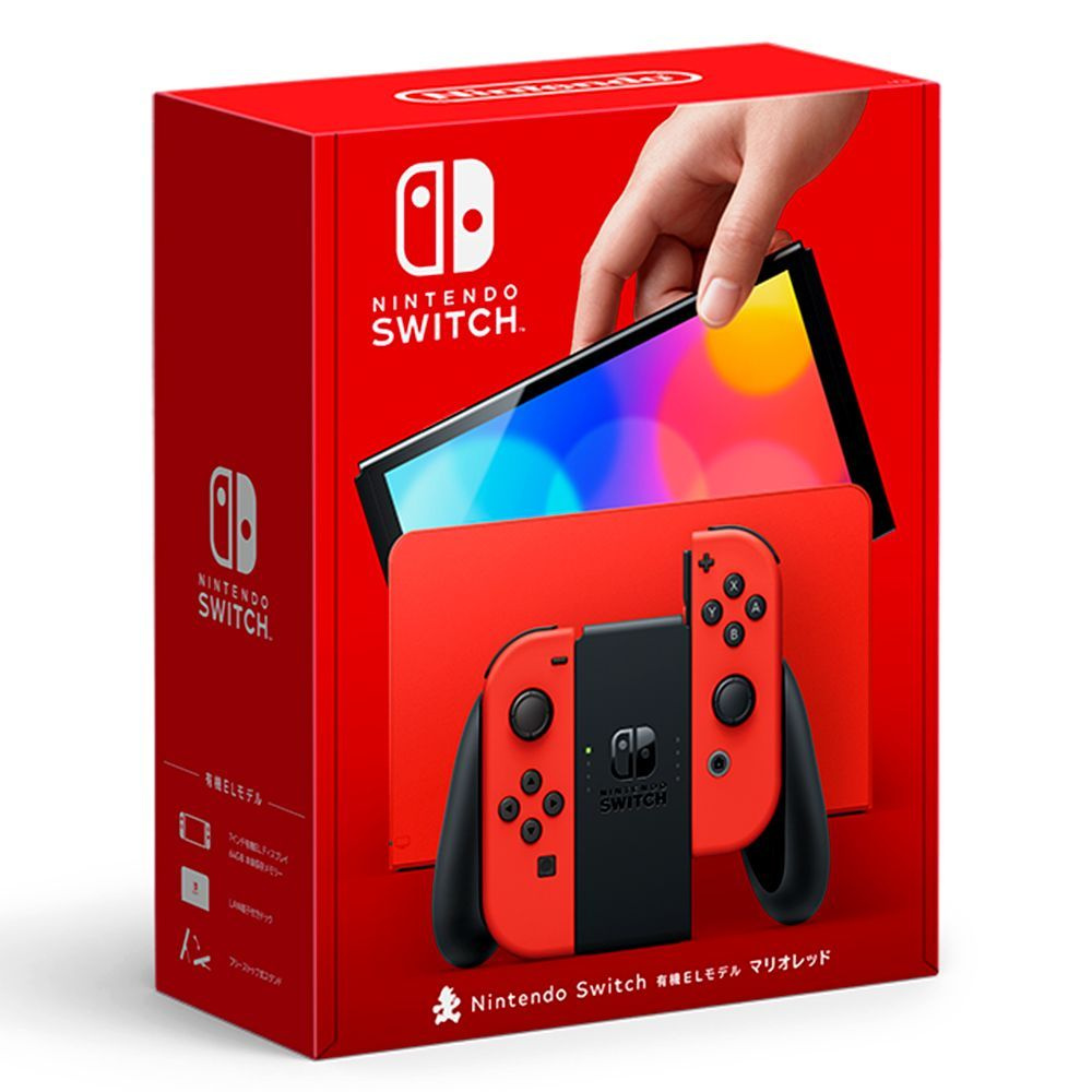 Нинтендо Игровая консоль,Nintendo Switch OLED-7.0 дюйм (Mario Red Special  Edition)Азиатско-Тихоокеанское издание,64GB